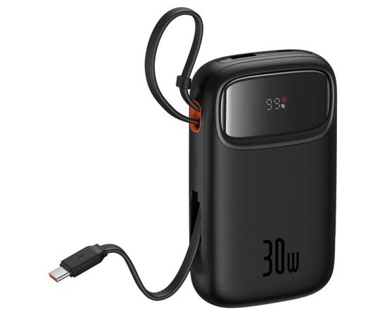 Powerbank Baseus QPow 2 10000mAh 30W 2xUSB-C (black)