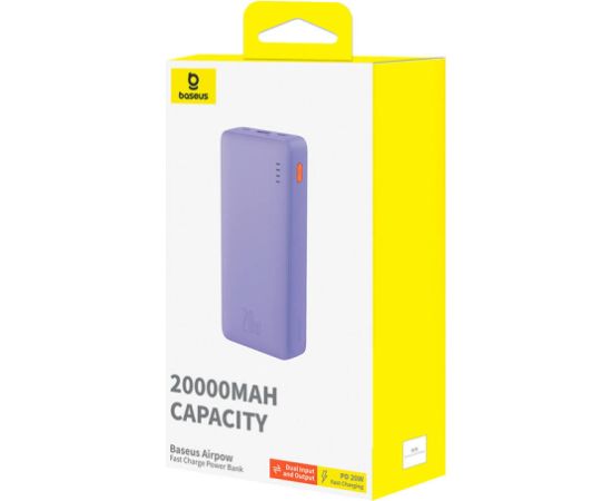 Baseus Airpow 20000mAh 20W powerbank (purple)