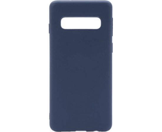 Evelatus Samsung  S10 Soft Premium Soft Touch Silicone Case Midnight Blue