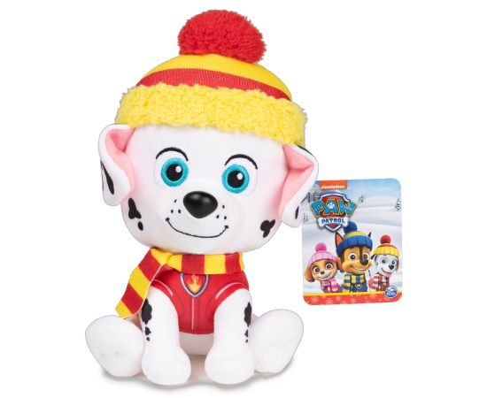 PAW PATROL Winter Мягкая игрушка Маршалл 15 см