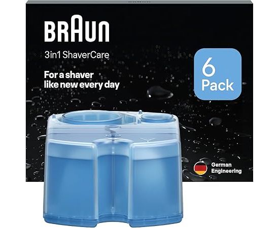 Чистящие картриджи Braun 3 в 1 ShaverCare для станций очистки