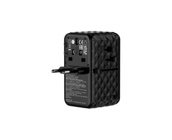 Lādētājs Verbatim Universal Travel Adapter 85W GaN III