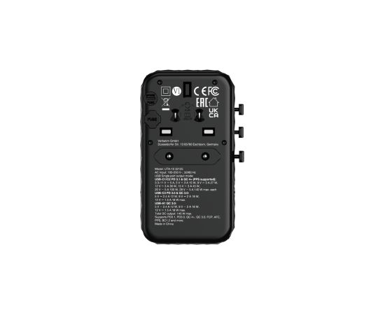 Lādētājs Verbatim Universal Travel Adapter 140W GaN III