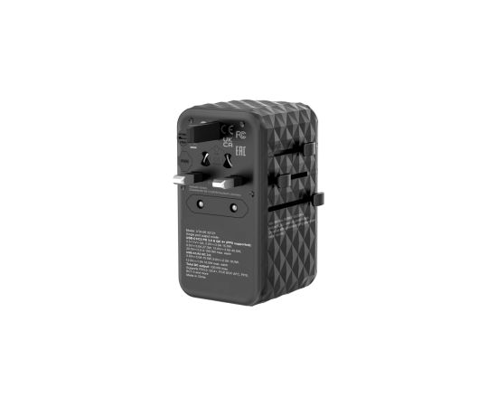 Lādētājs Verbatim Universal Travel Adapter 100W GaN III