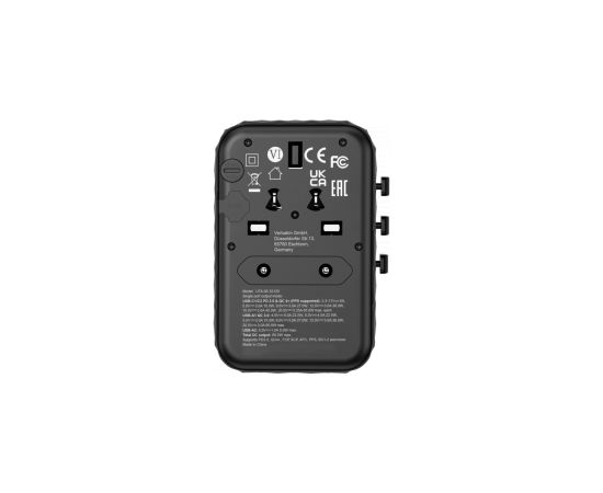 Lādētājs Verbatim Universal Travel Adapter 65W GaN III