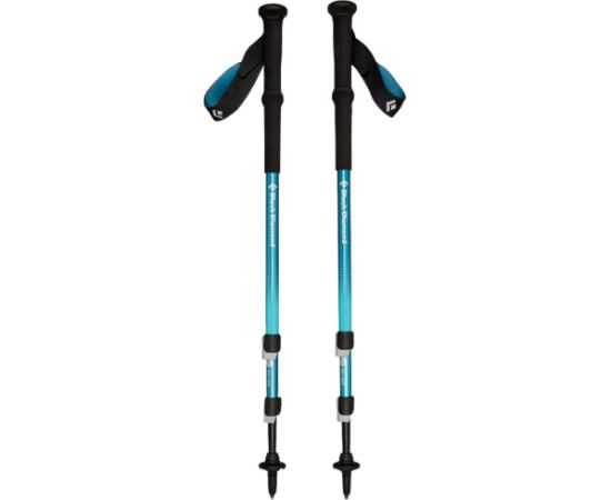 Black Diamond Trekking Poles Trail Back Fitness Equipment (1 Pair, 100 to 140 cm, Creek Blue)