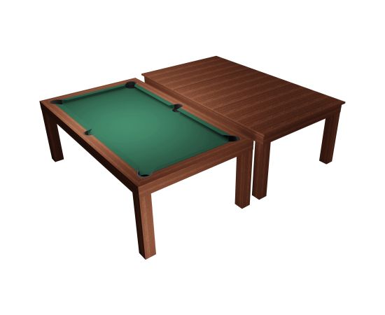 Pool Table / Dining Table, Mozart, 7 ft., mahogany