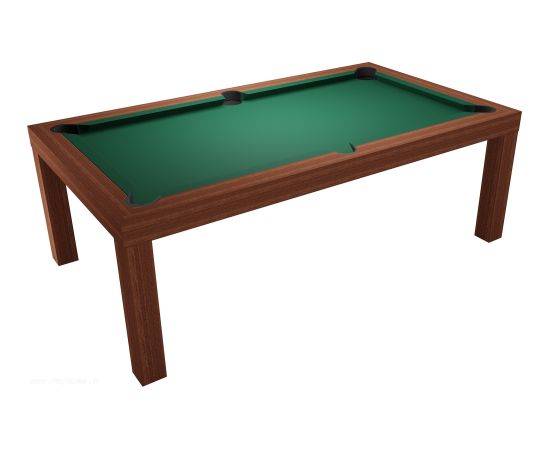 Pool Table / Dining Table, Mozart, 7 ft., mahogany