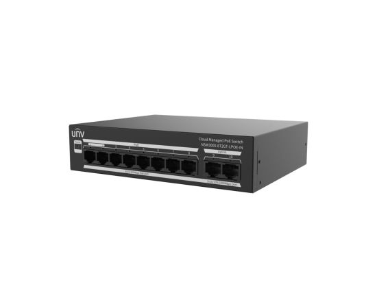 Uniview NSW3000-8T2GT-LPOE-IN ~ Pārvaldāms PoE komutators 8FE(PoE)+2GE(Uplink)(PoE 75W)