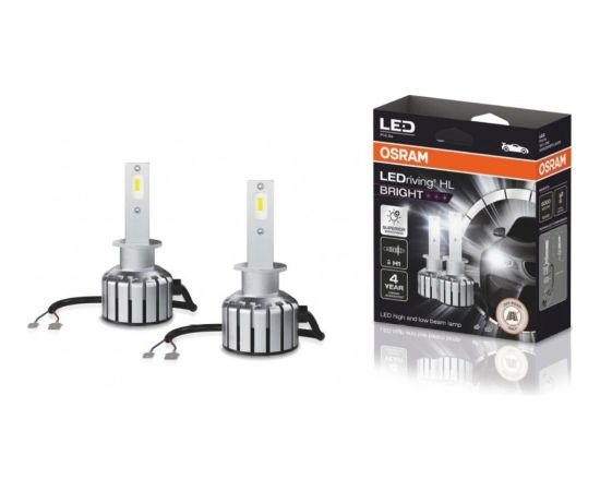 Osram H1 LED AUTOLAMPAS 64150DWBRT HL BRIGHT 2gab