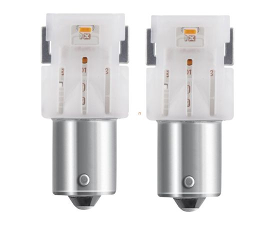 Osram P21W-LED AUTOLAMPAS 1.3W 7506DYP Amber BA15s 2xgab