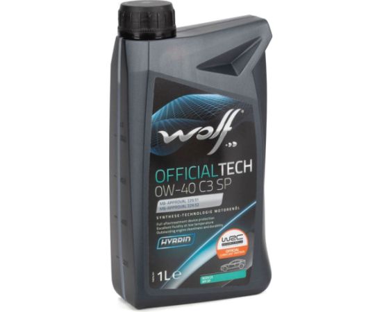 WOLF OFFICIALTECH 0W-40 C3 SP 1L GM dexos2™