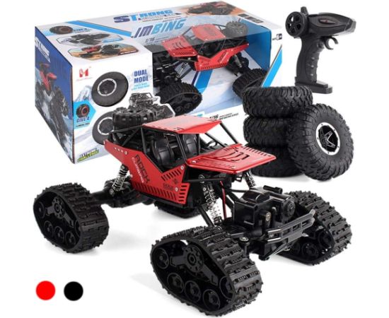 RoGer Rock Crawler 2in1 Автомобиль с радиоуправлением / 2.4Ghz  / 4x4 / 20 km/h / 1:16 / Kрасный