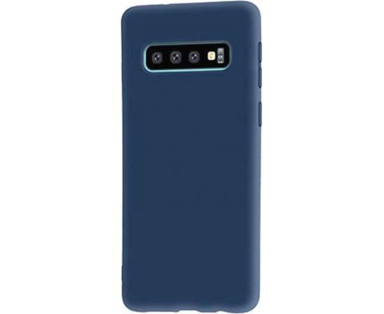 Evelatus Samsung  Galaxy S10+ Nano Silicone Case Soft Touch TPU Dark Blue