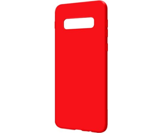 Evelatus Samsung  Galaxy S10 Premium Soft Touch Silicone Case Red