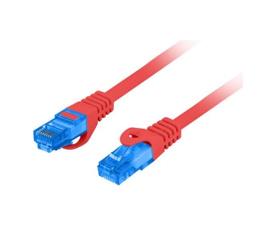 LANBERG PATCHCORD S/FTP CAT.6A 1M RED LSZH