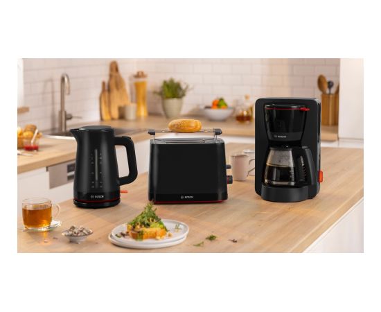 Bosch TAT3M123 toaster 2 slice(s) 950 W Black