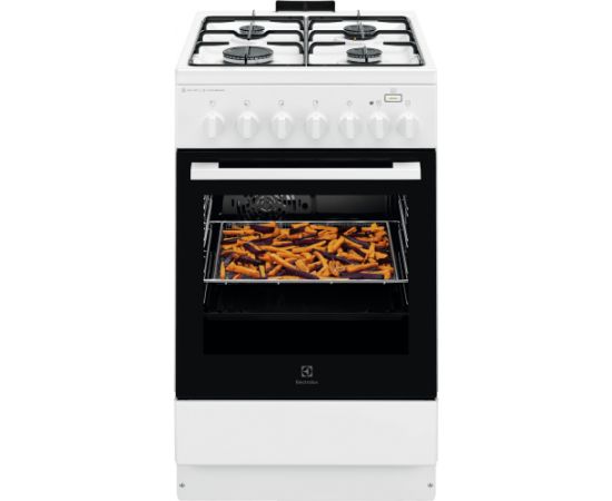 Electrolux LKK560011W gāzes plīts nerūsoša tērauda 50cm