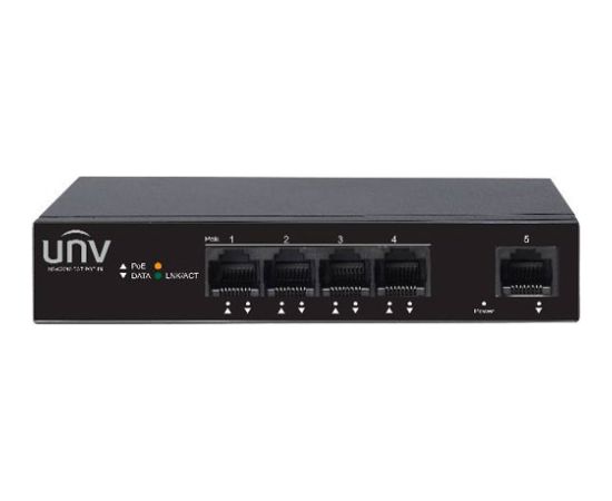 Uniview NSW2010-5GT-POE-IN ~ Гигабитный PoE Коммутатор 4GE(PoE)+1GE(Uplink)(PoE 60Вт)