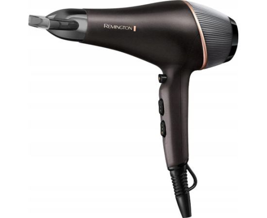 Remington Copper Radiance Hair Dryer | AC5700 | 2200 W | Number of temperature settings 3 | Ionic function | Diffuser nozzle | Black