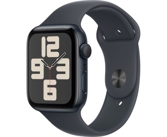 Apple Watch SE 2 GPS 44mm Sport Band M/L, midnight (MXEK3ET/A)