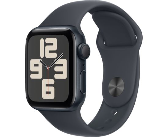 Apple Watch SE 2 GPS 40mm Sport Band M/L, midnight (MXE93ET/A)