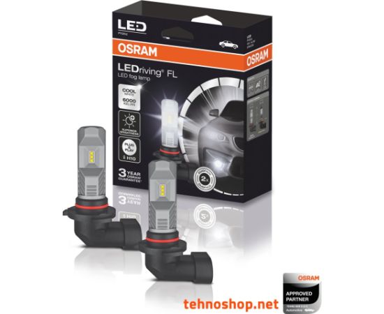 Osram H10-LED AUTOLAMPAS 12V 9745CW LEDriving FL 2gab