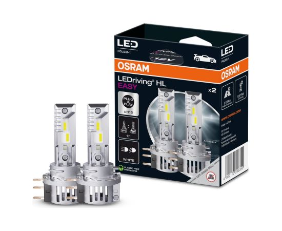 Osram H15 LED AUTOLAMPAS 12V 64176DWESY HL EASY 2gab