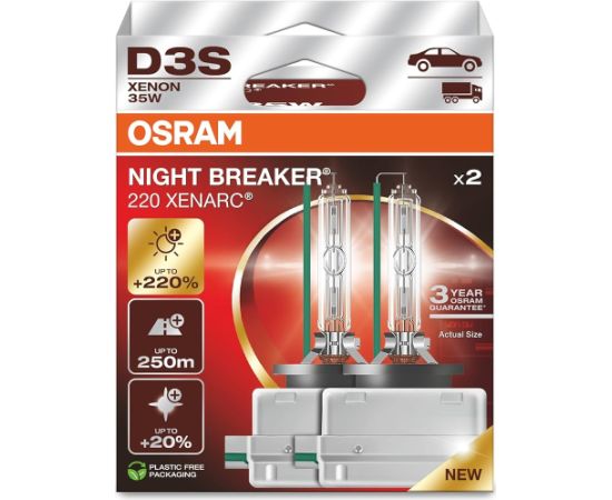 Osram D3S AUTOLAMPA 35W 12V XENARC NIGHT BREAKER 220