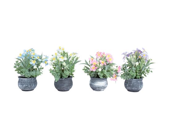 Artificial flower GREENLAND flowers, mix