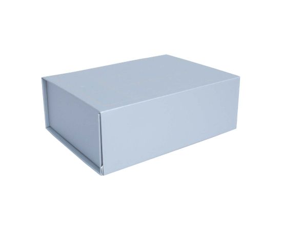 Paper box TRUDY 20x14x7cm foldable, grey