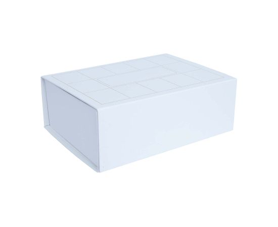 Paper box TRUDY 20x14x7cm foldable, white