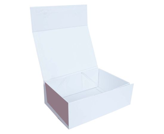 Paper box TRUDY 20x14x7cm foldable, white