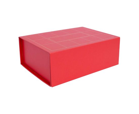 Paper box TRUDY 35x25x11cm foldable, red