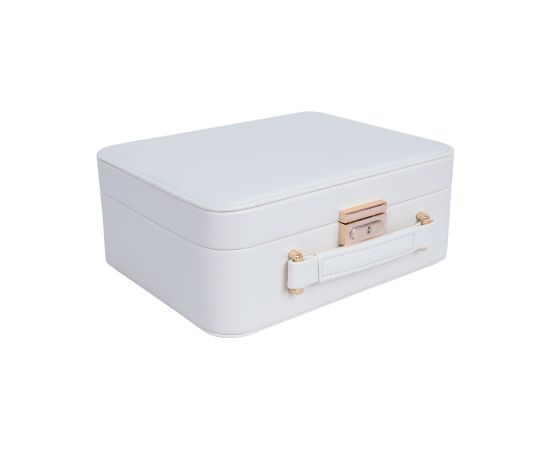 Jewelry box SEZANE TRAVEL 23.5x18.5x9cm, white