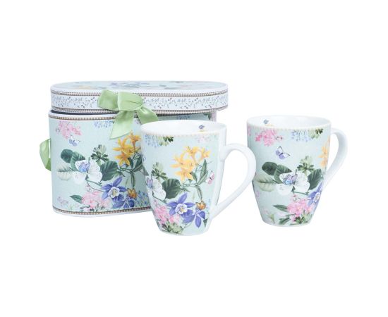 Mugs MIA FLORA H10,5cm 340ml 2pcs in a gift box