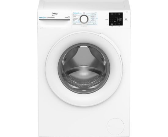 BEKO Washing machine BM3WFSU37013WW, 7 kg, Energy class A, 49.6 cm, 1000 rpm, Inverter motor, Steam Cure / BM3WFSU37013WW