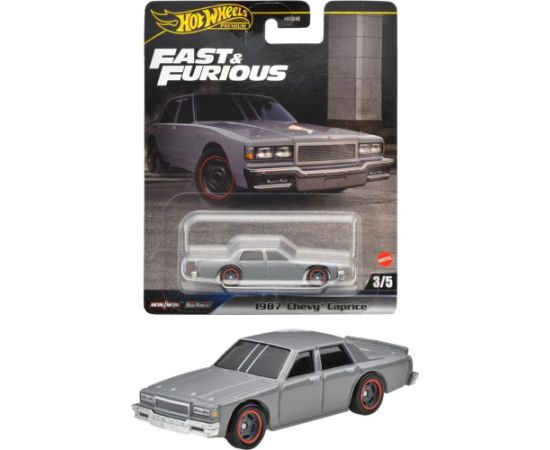 Mattel Hot Wheels Premium: Fast  Furious - 1987 Chevy Caprice Vehicle (HRT98)