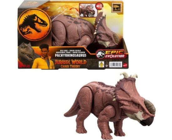 Mattel Jurassic World: Epic Evolution Chaos Theory - Wild Roar Pachyrhinosaurus (HTK72)