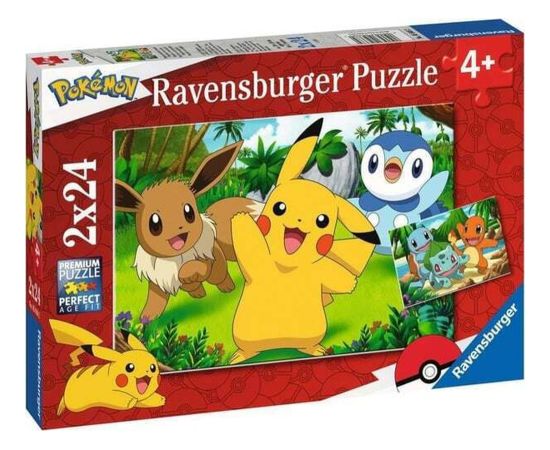 Ravensburger Puzzle: Pokemon Pikachu and Pals (2x24pcs) (05668)