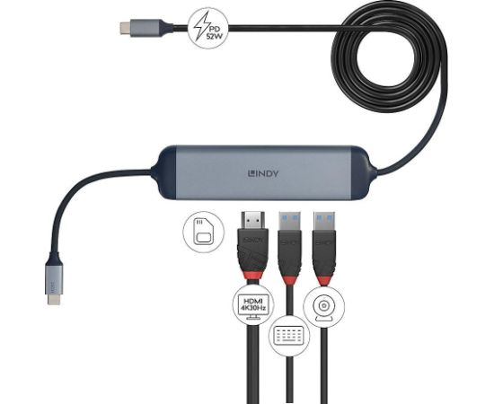 I/O DOCKING STATION USB-C/DST-MICRO 140 43326 LINDY