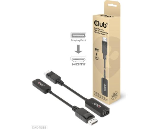 I/O ADAPTER DP TO HDMI/ACTIVE M/F CAC-1088 CLUB3D