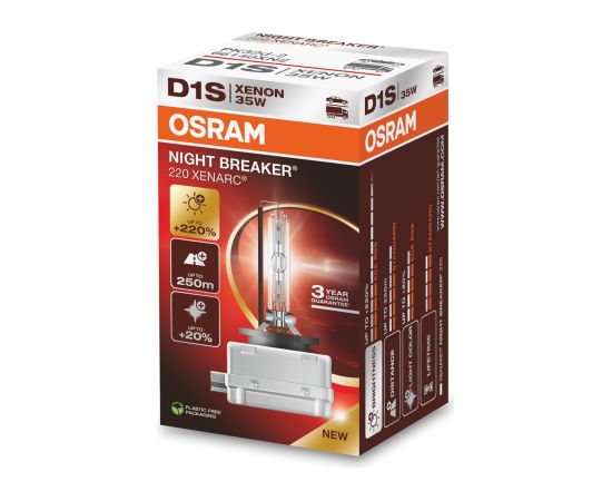 Osram D1S AUTOLAMPA 35W 12V XENARC NIGHT BREAKER 220%