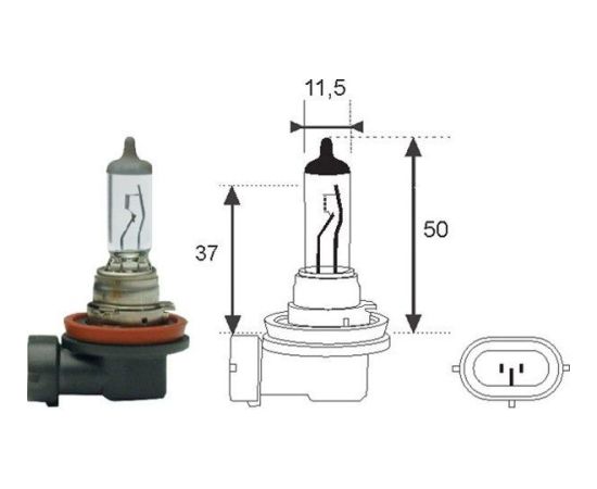 H8 AUTOLAMPA 35W 12V 64212 MAGNETI MARELLI