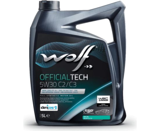 WOLF OFFICIALTECH 5W30 C2/C3 P/RN 4L