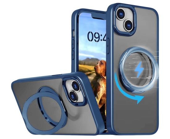 Mocco Mag Ring Rotating Aizsargapvalks priekš Appler iPhone 14 Pro