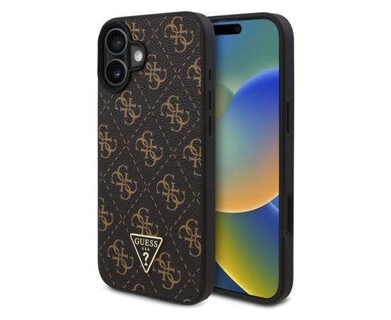 Guess New 4G Triangle Aizsargapvalks Priekš Apple iPhone 16 Plus