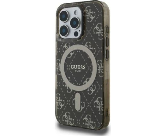 Guess IML 4G Background MagSafe Aizsargapvalks Priekš Apple iPhone 16 Pro