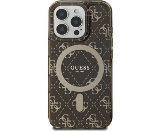 Guess IML 4G Background MagSafe Aizsargapvalks Priekš Apple iPhone 16 Pro