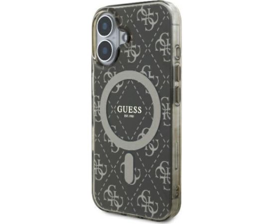 Guess IML 4G Background MagSafe Aizsargapvalks Priekš Apple iPhone 16 Plus